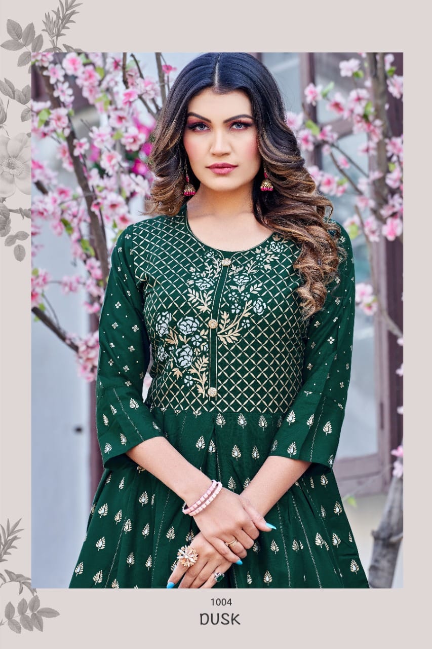 Surveen By Hirwa Anarakali Kurtis Catalog
